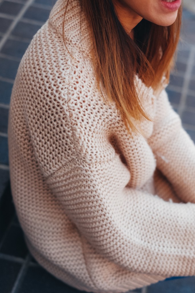 easy elegance, style inspiration, chicibiki, chunky knit, casual chic