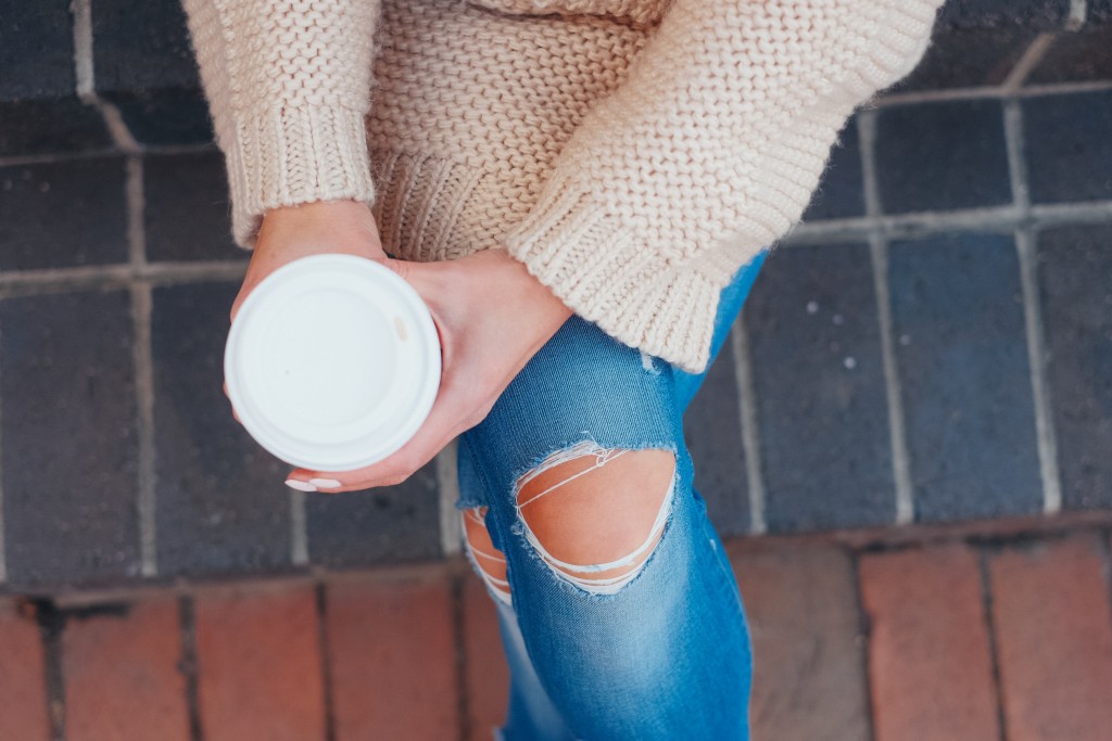 easy elegance, style inspiration, chicibiki, chunky knit, casual chic