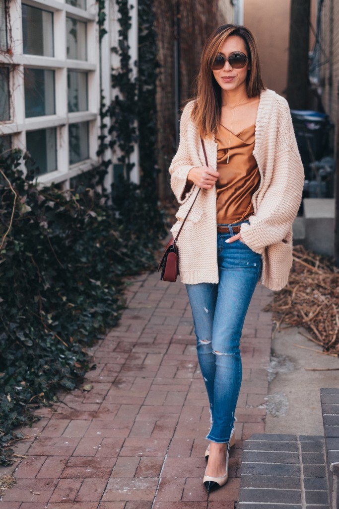 easy elegance, style inspiration, chicibiki, chunky knit, casual chic