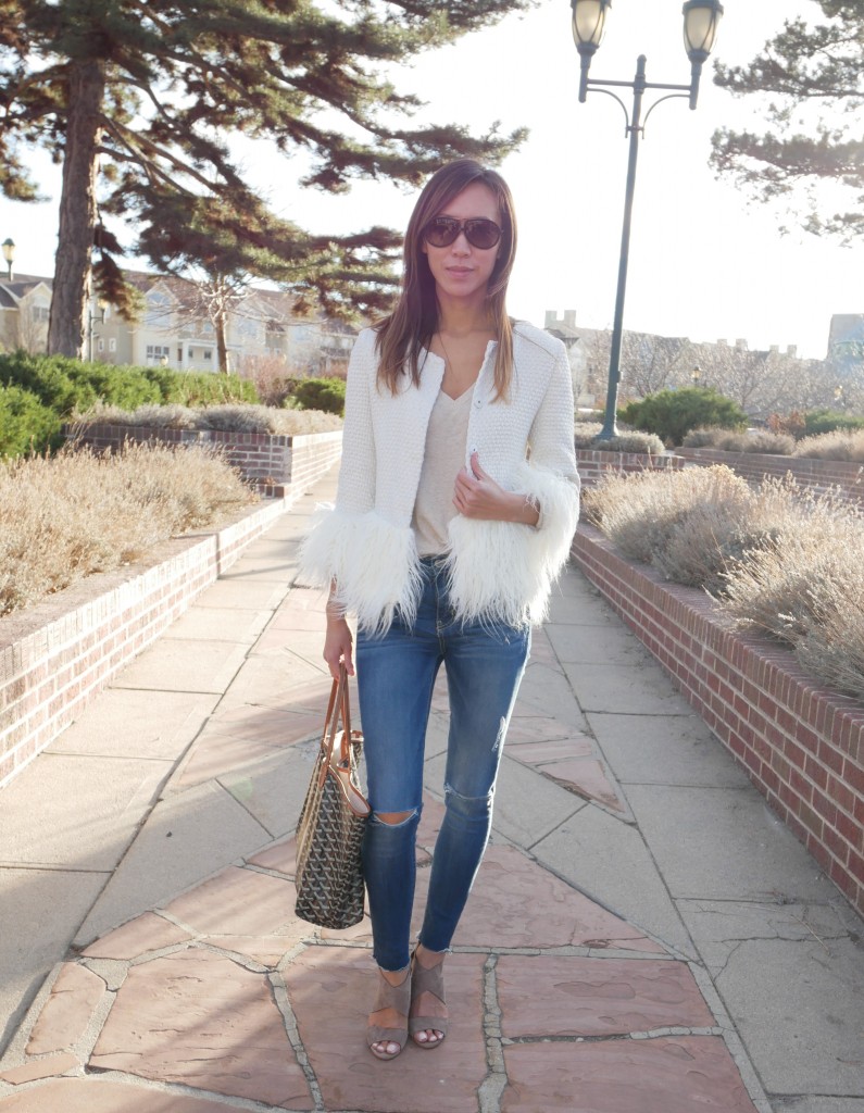 Shein tweed blazer jacket springfashion