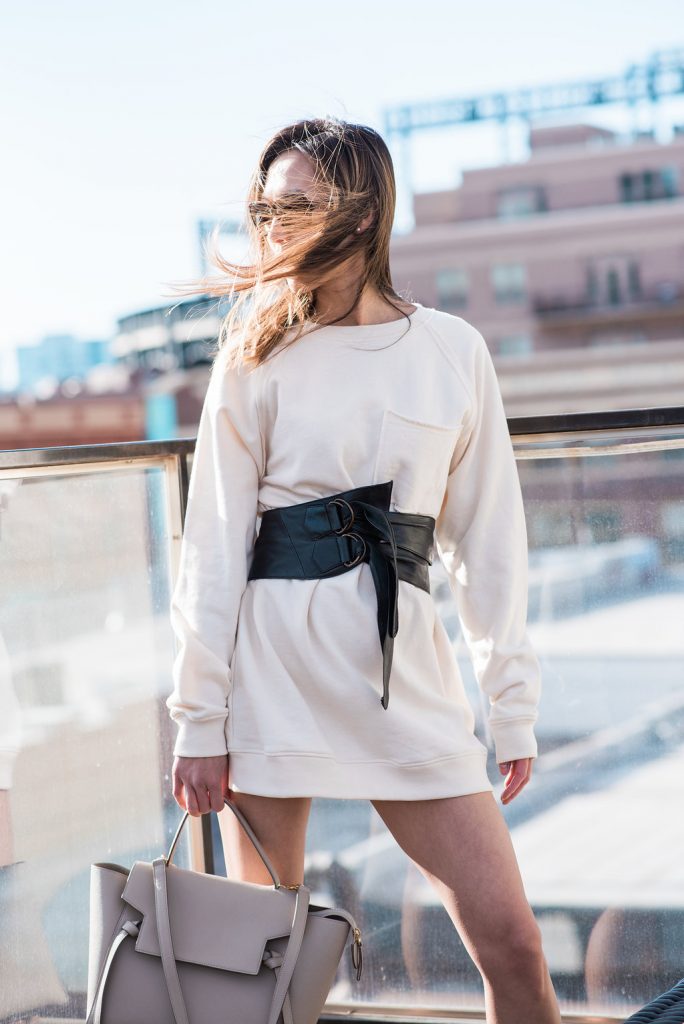 sweatshirt, sweater dress, athleisure