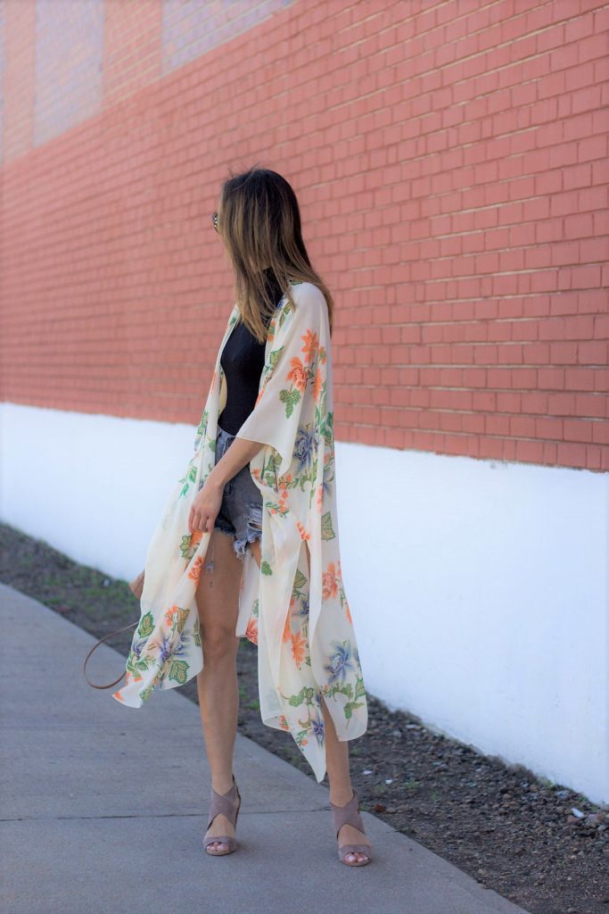 floral kimono boho gypsy