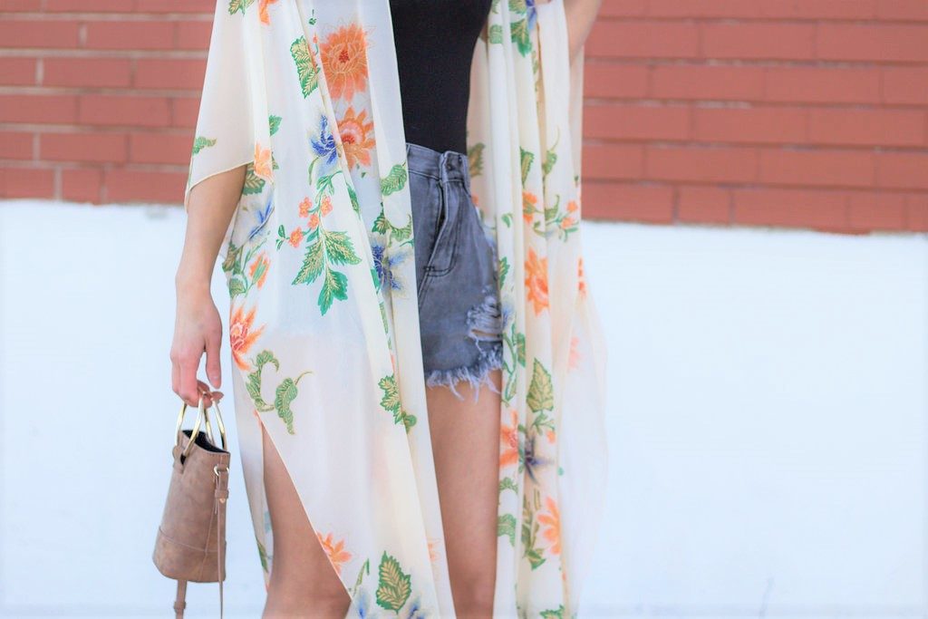 floral kimono boho gypsy