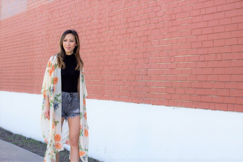 floral kimono boho gypsy