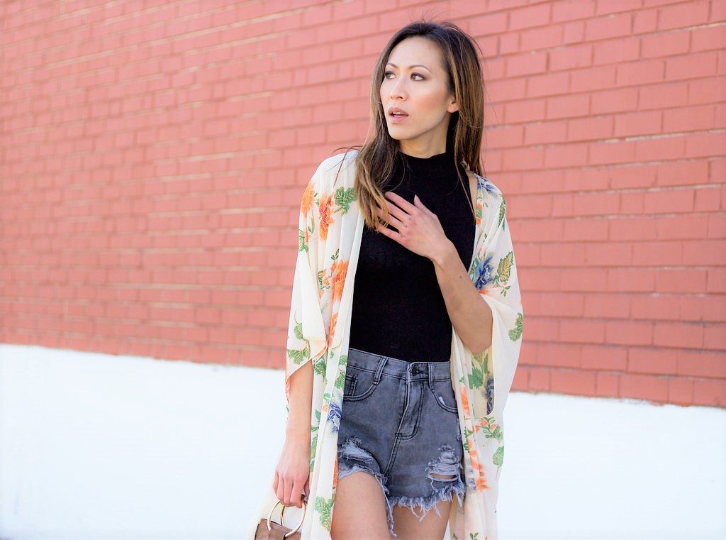 floral kimono boho gypsy
