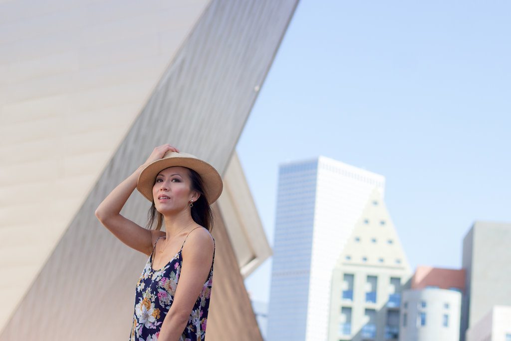 Denver downtown romwe floral dress